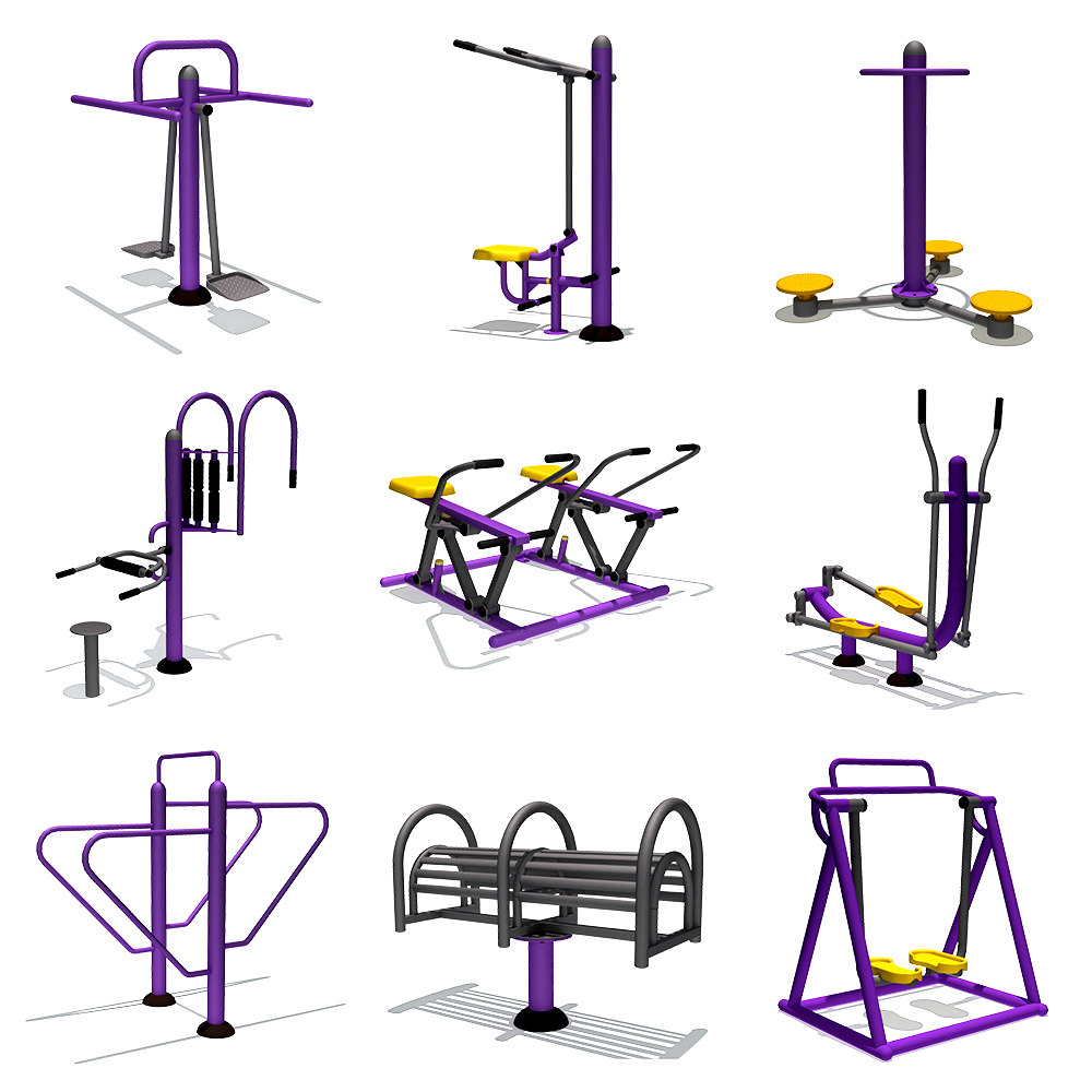 Kids Outdoor Gym - 2025 Hot Sale Dual Rider Elliptical
