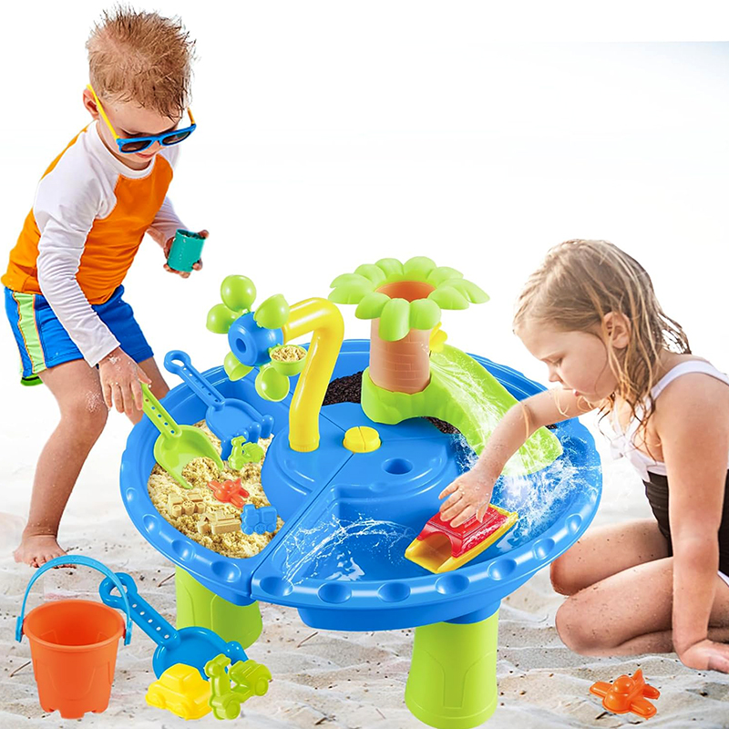 Kids Outdoor Folding Table - Water Table Sandbox for Kids Outdoor