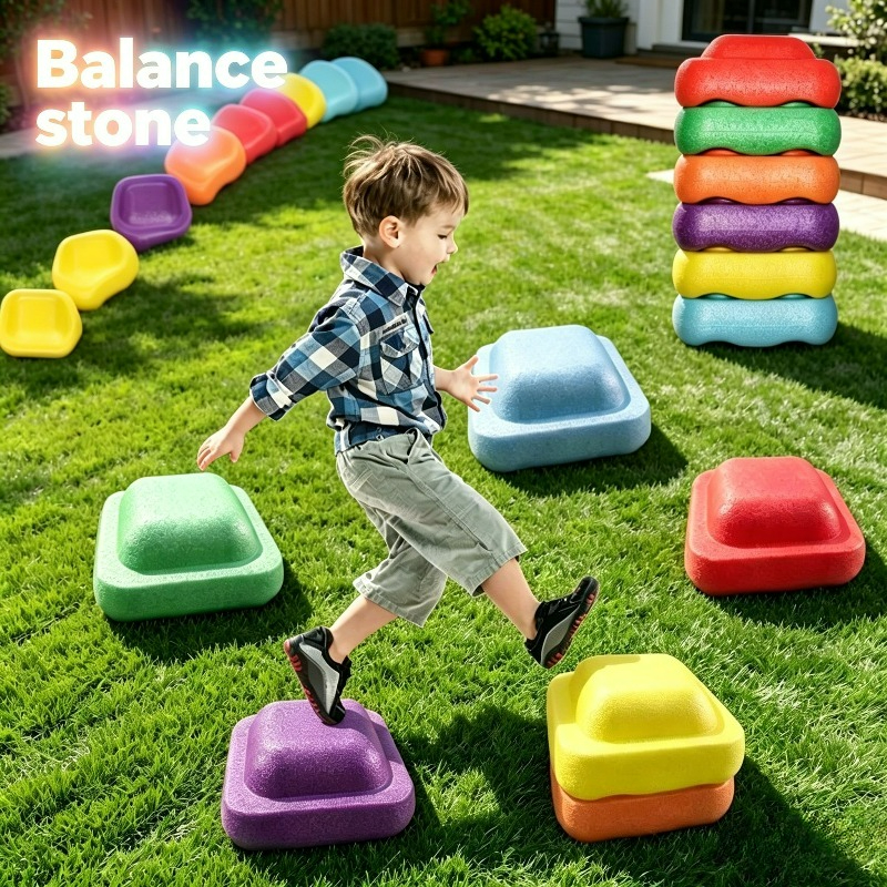 Stepping Stone Foam - 1/3PCS Rainbow Balance Stepping Stones, Foam