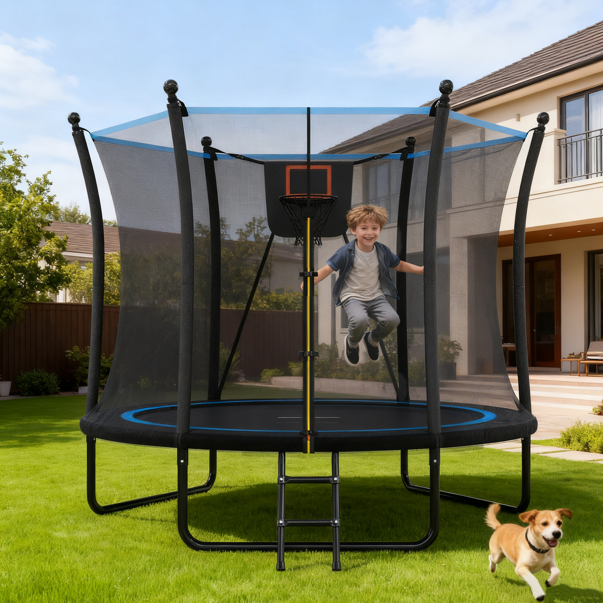 Kids Outdoor Yard Equipment - Outdoor Kids Playset with Backyard Outdoor