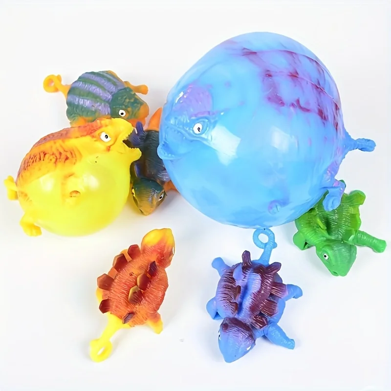 Outdoor Toys For Kids - 1PC Inflatable Dinosaur Bouncy Ball Toy,