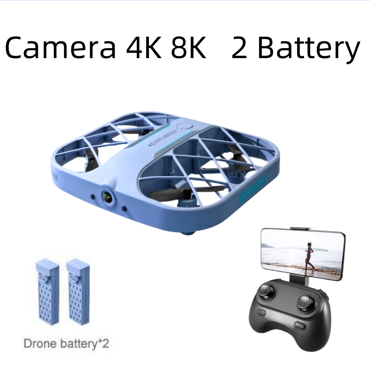 Kids Outdoor Adventure - JJRC H107 FPV RC Drone with