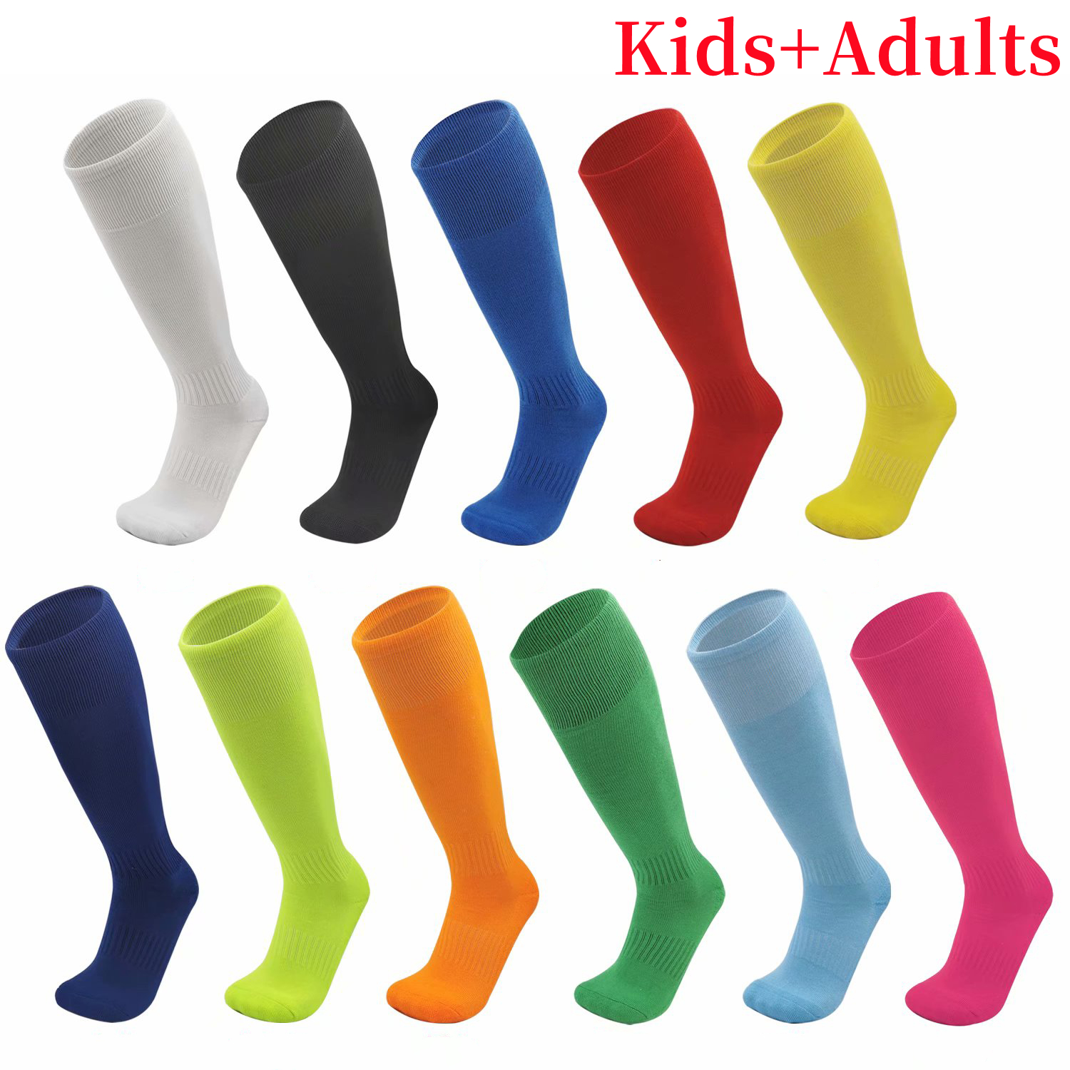 Kids Outdoor Volleyball - Football Soccer Socks Breathable Outdoor Sports