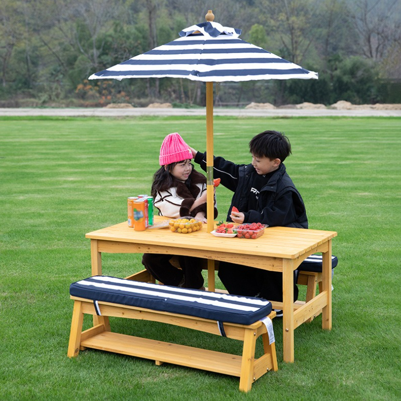 Manufactory Kids Outdoor Loung – Kids Outdoor Bench With Umbrella Bewertung und Preis