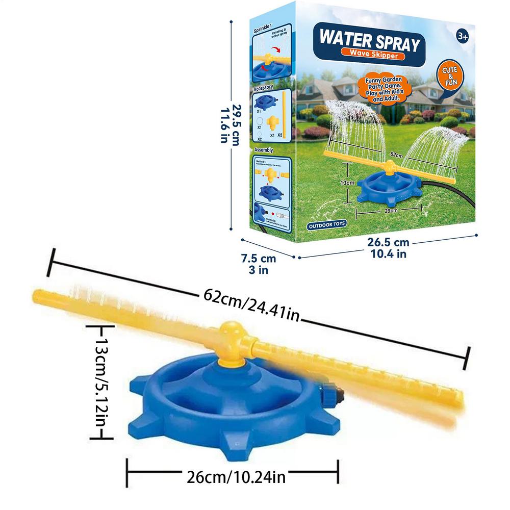 360 Degree Water Sprinkler Rot – Kids Outdoor Yard Toys Bewertung und Preis