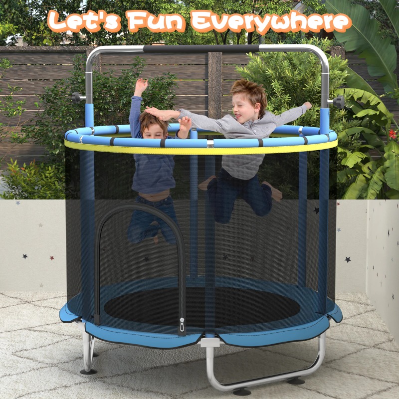 5FT Toddler Trampoline 8-in-1  – Kids Outdoor Hammock Swing Bewertung und Preis