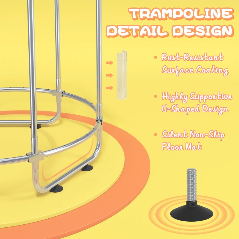 5FT Toddler Trampoline 8-in-1  – Kids Outdoor Hammock Swing Bewertung und Preis