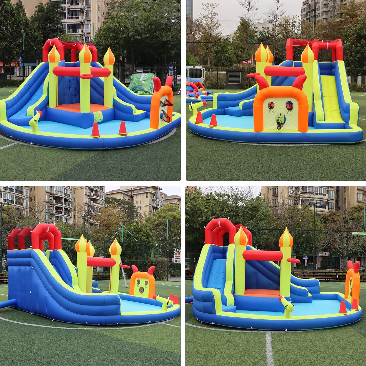 Kids Jumping Castle with Two L – Kids Outdoor Water Slide Bewertung und Preis
