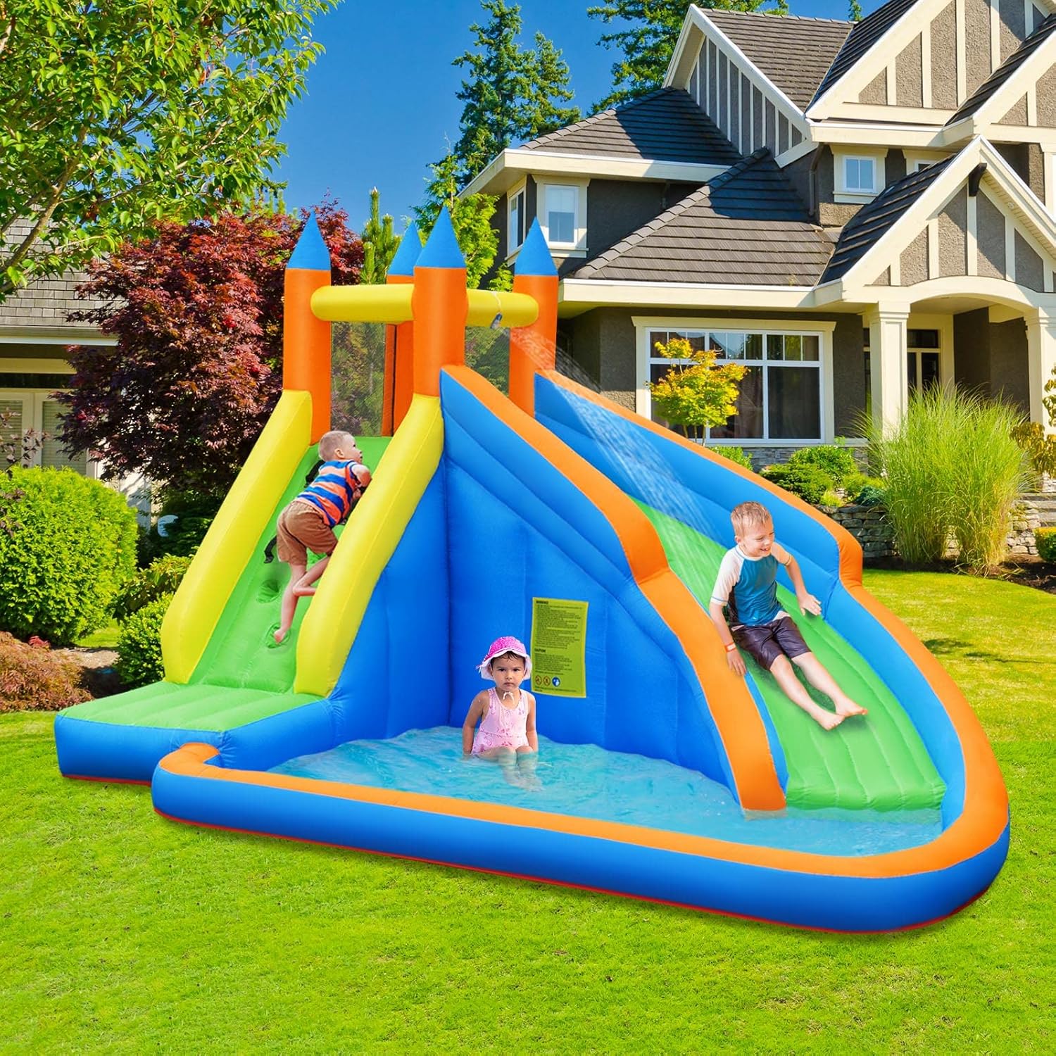 Giant Inflatable Water Park Bo – Kids Outdoor Water Slide Bewertung und Preis