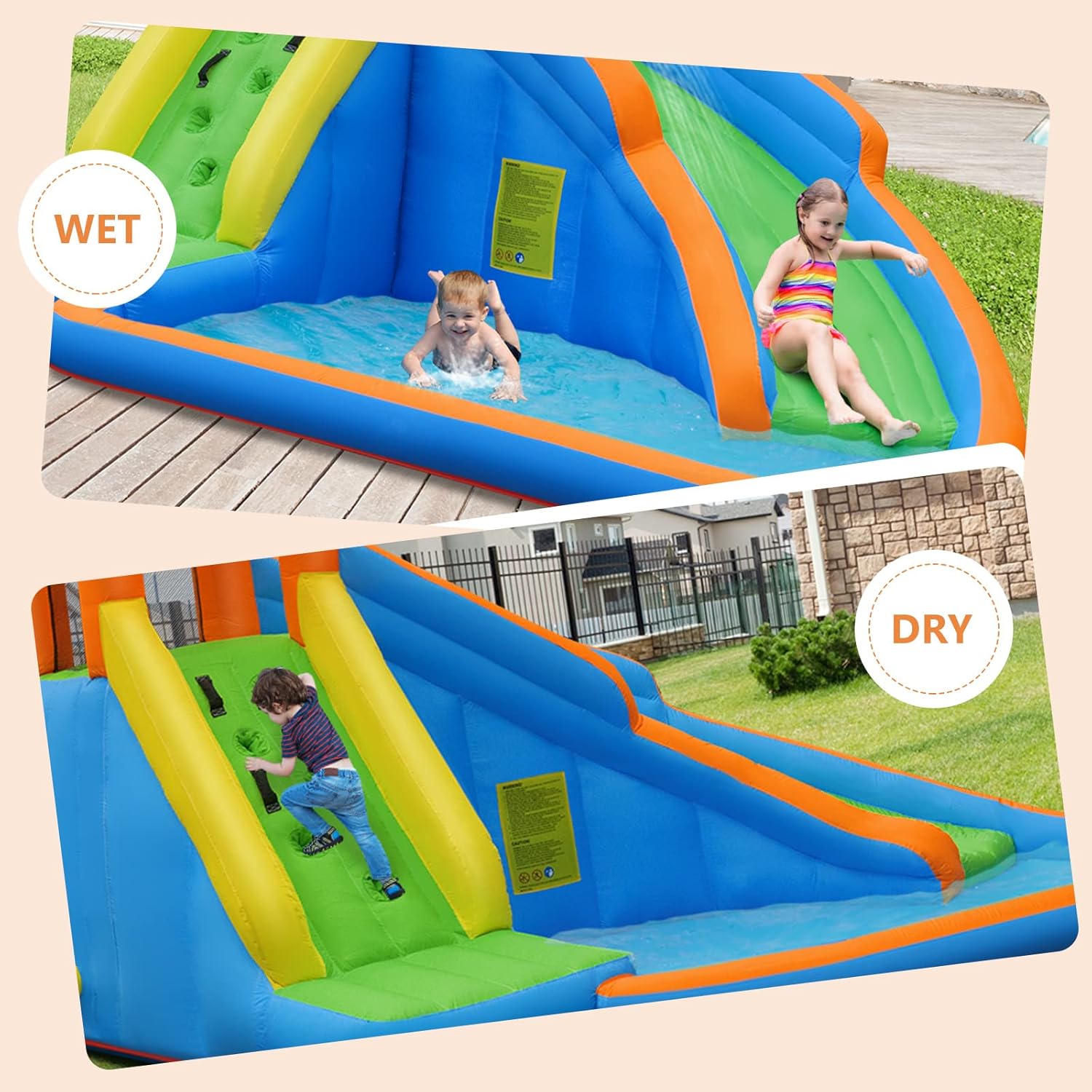 Giant Inflatable Water Park Bo – Kids Outdoor Water Slide Bewertung und Preis