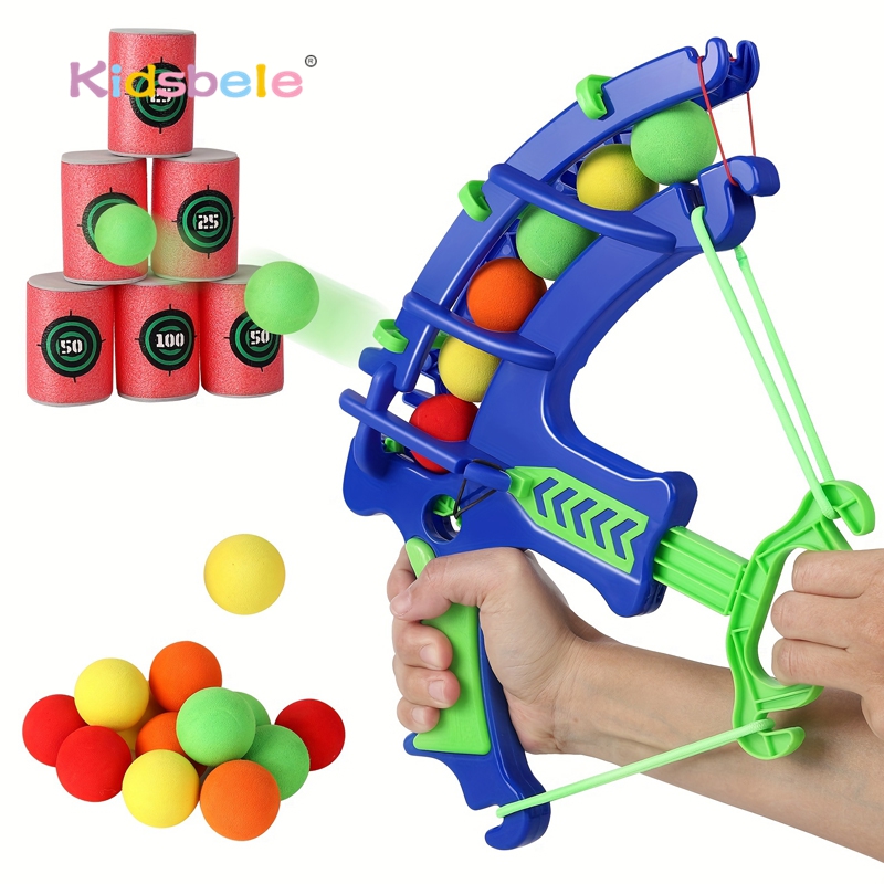 Foam Ball Shooting Toy Bow – S – Kids Outdoor Jumping Toys Bewertung und Preis