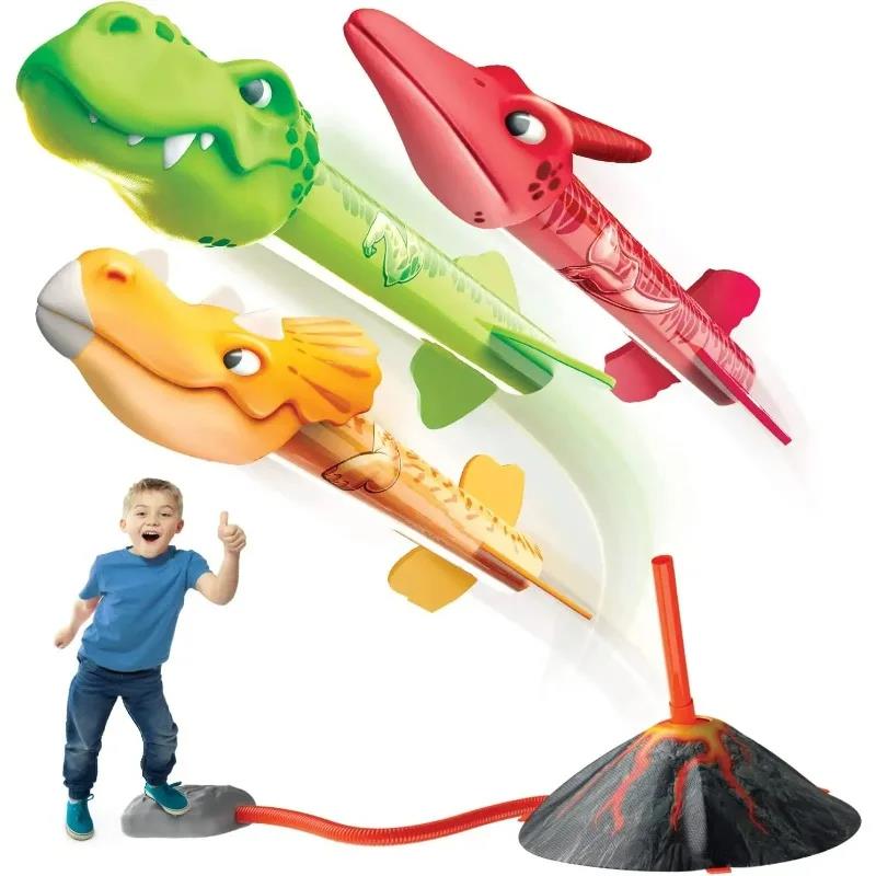 Flying Dinosaur Rocket Launche – Kids Outdoor Jumping Toys Bewertung und Preis