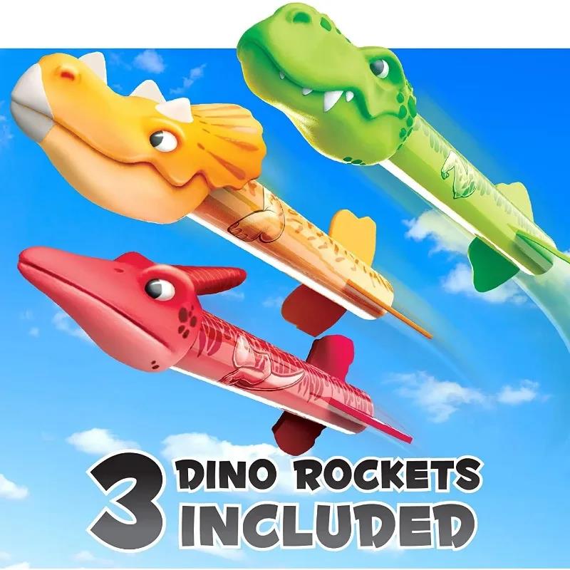 Flying Dinosaur Rocket Launche – Kids Outdoor Jumping Toys Bewertung und Preis