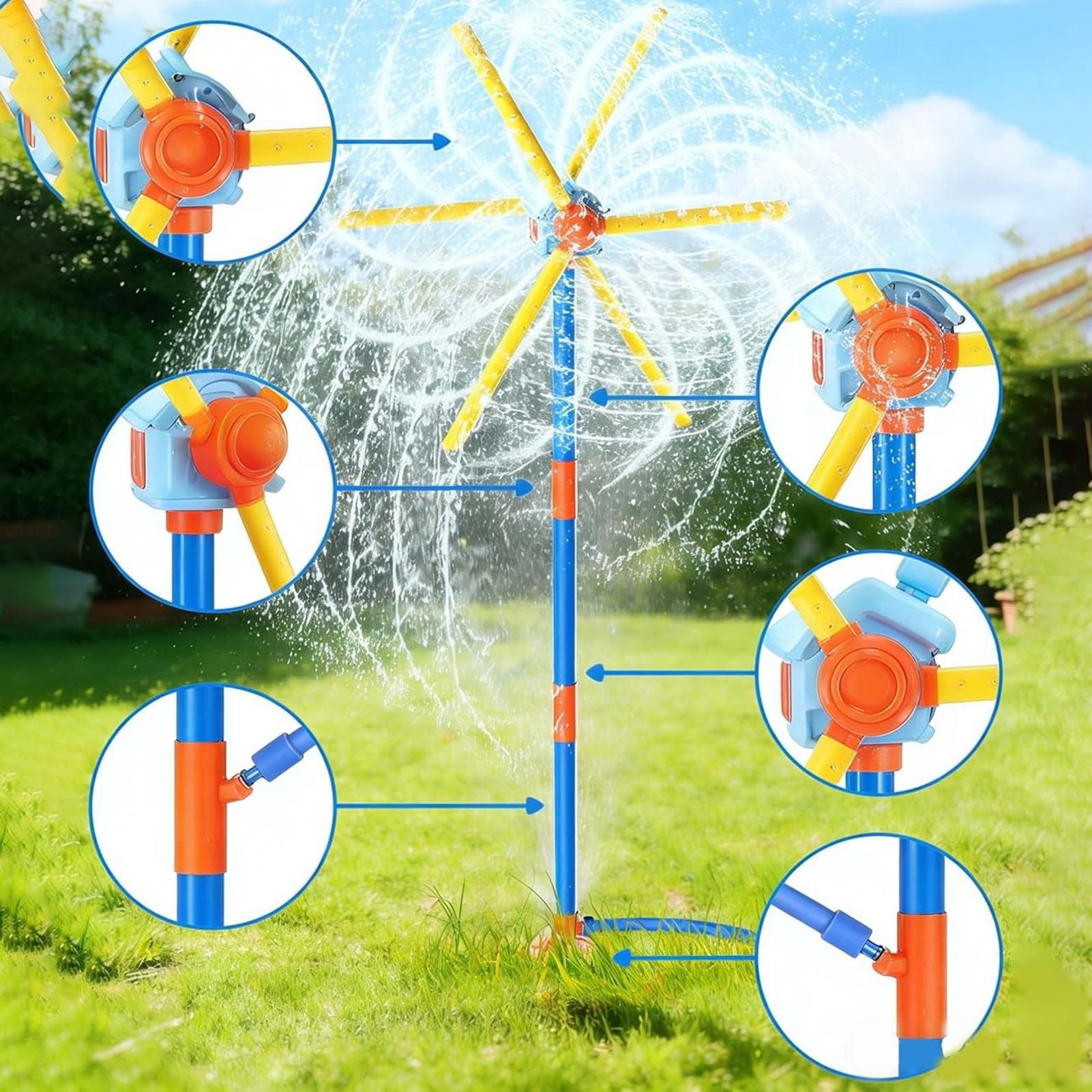 Kids Sprinkler Windmill Fun Sp – Kids Outdoor Yard Toys Bewertung und Preis