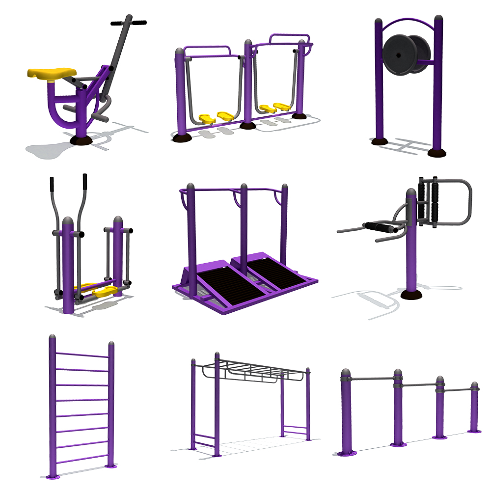 2025 Hot Sale Dual Rider Ellip – Kids Outdoor Gym Bewertung und Preis