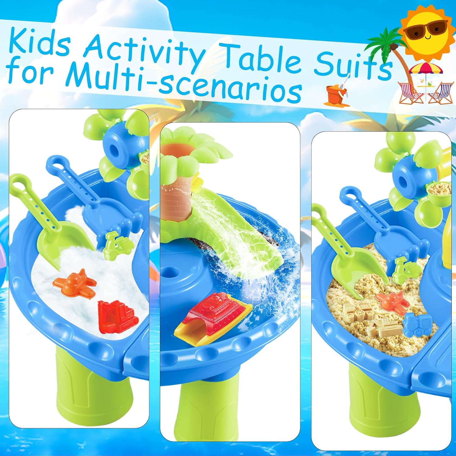 Water Table Sandbox for Kids O – Kids Outdoor Folding Table Bewertung und Preis