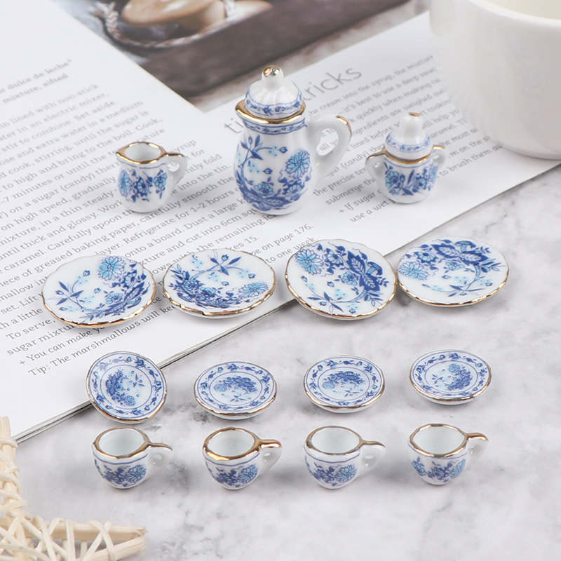 15Pcs 1:12 Miniature Porcelain – Kids Outdoor Kitchen Set Bewertung und Preis