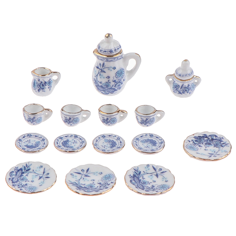 15Pcs 1:12 Miniature Porcelain – Kids Outdoor Kitchen Set Bewertung und Preis