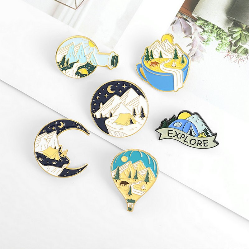 Camping Adventure Enamel Pins  – Kids Outdoor Adventure Bewertung und Preis