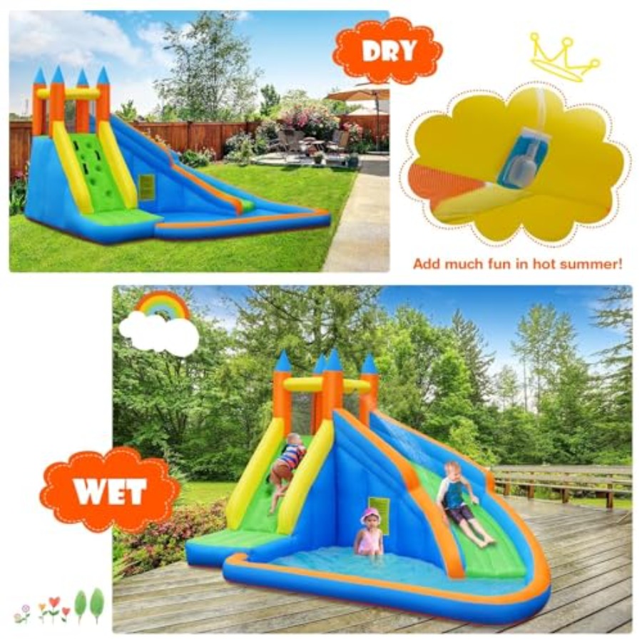 Backyard outdoor inflatable wa – Kids Outdoor Water Slide Bewertung und Preis