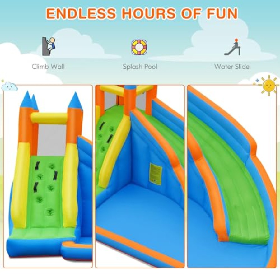 Backyard outdoor inflatable wa – Kids Outdoor Water Slide Bewertung und Preis