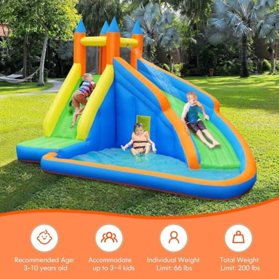 Backyard outdoor inflatable wa – Kids Outdoor Water Slide Bewertung und Preis