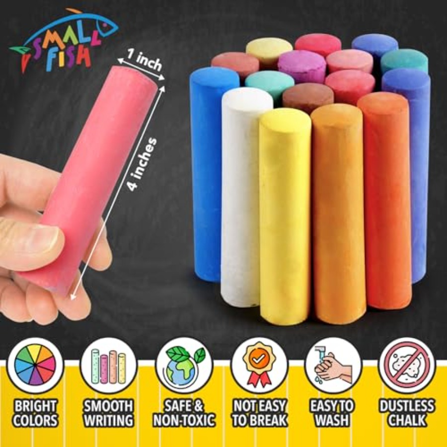 280PCS Sidewalk Chalks in 24 C – Chalk Outdoor Jumbo Bewertung und Preis