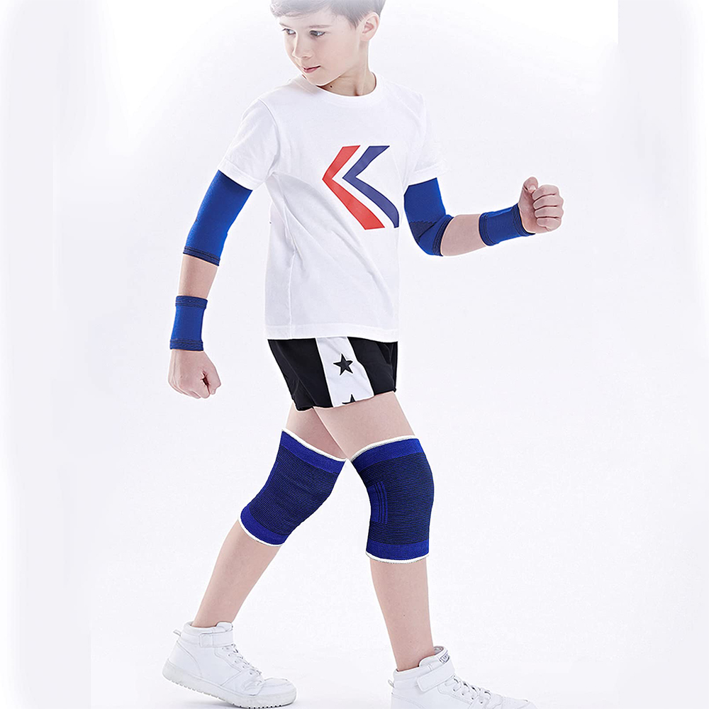 1 Pair Soft Knitted Kids Knee  – Kids Outdoor Volleyball Bewertung und Preis