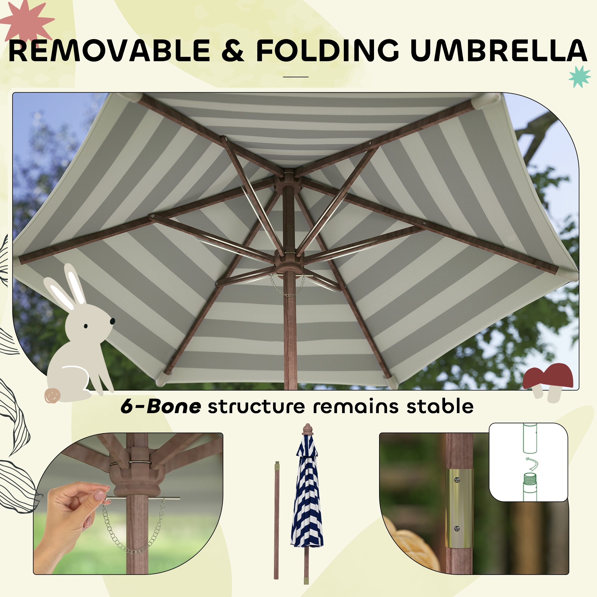 Kids Outdoor Wooden Picnic Tab – Kids Outdoor Bench With Umbrella Bewertung und Preis
