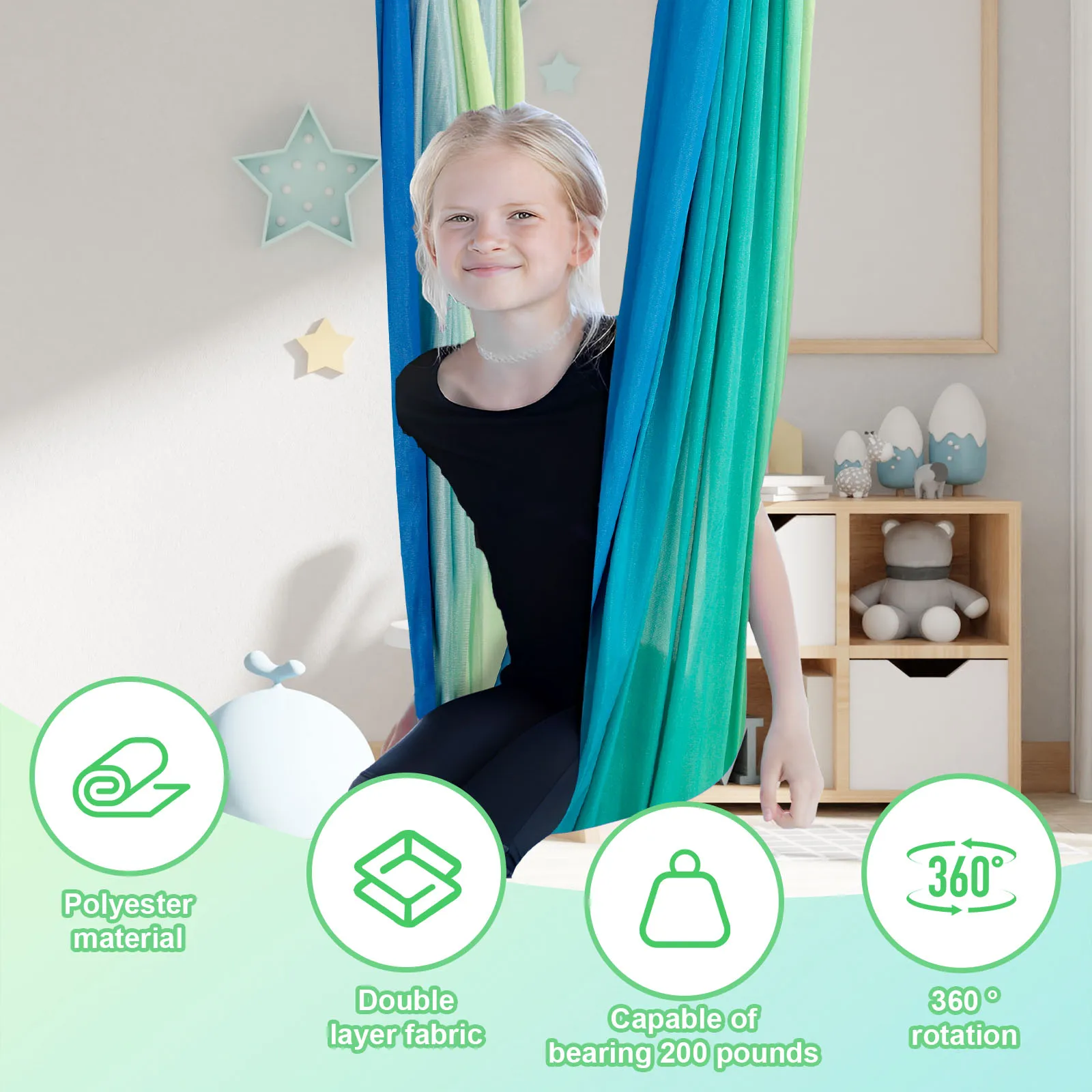 Sensory Swings Double Layer Ki – Kids Outdoor Hammock Swing Bewertung und Preis
