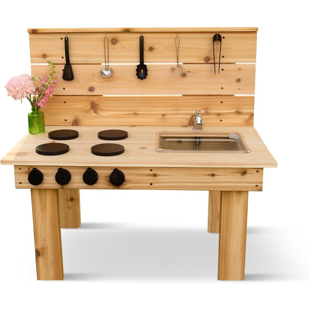 Noble Toys Mini Mud Kitchen wi – Kids Outdoor Mud Table Bewertung und Preis