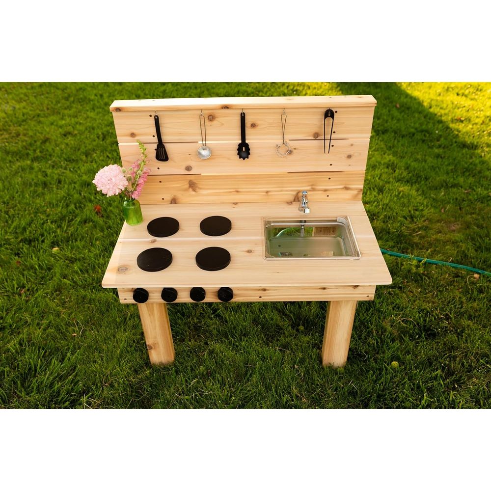 Noble Toys Mini Mud Kitchen wi – Kids Outdoor Mud Table Bewertung und Preis