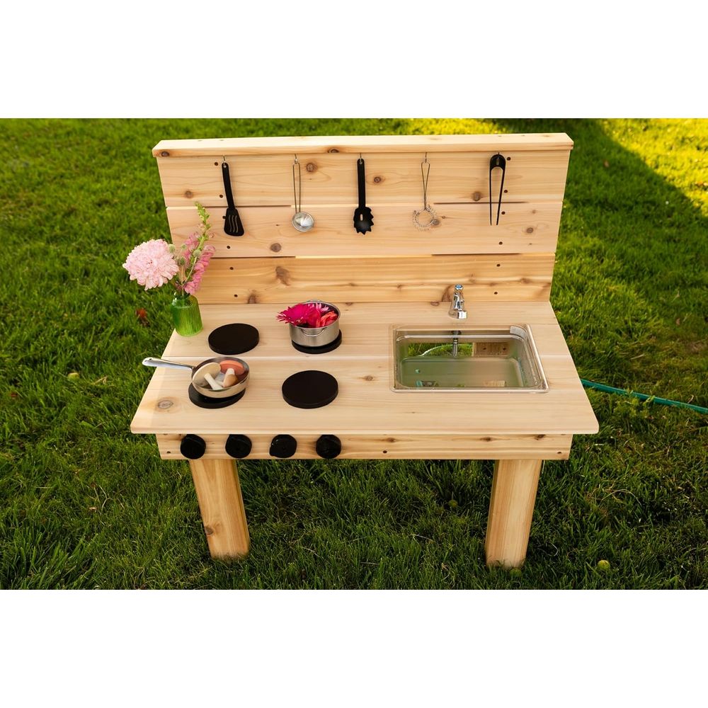 Noble Toys Mini Mud Kitchen wi – Kids Outdoor Mud Table Bewertung und Preis
