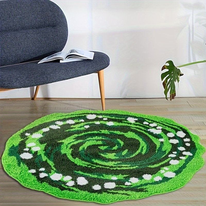 VIKAMA Green Round Plush Carpe – Kids Outdoor Folding Table Bewertung und Preis