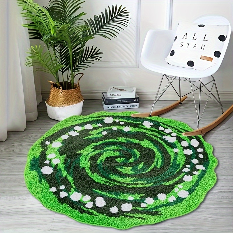 VIKAMA Green Round Plush Carpe – Kids Outdoor Folding Table Bewertung und Preis