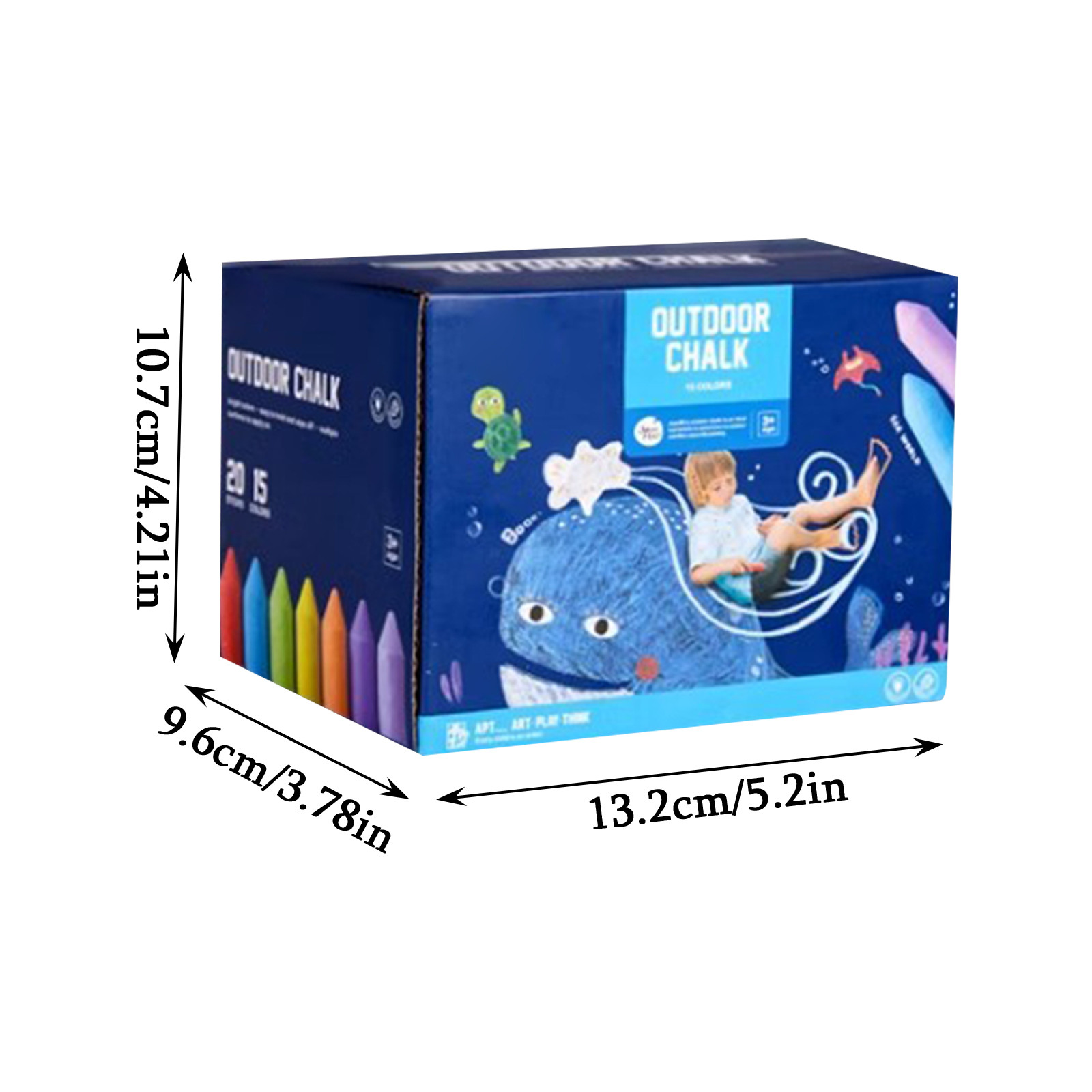 Washable Jumbo Sidewalk Colors – Chalk Outdoor Jumbo Bewertung und Preis
