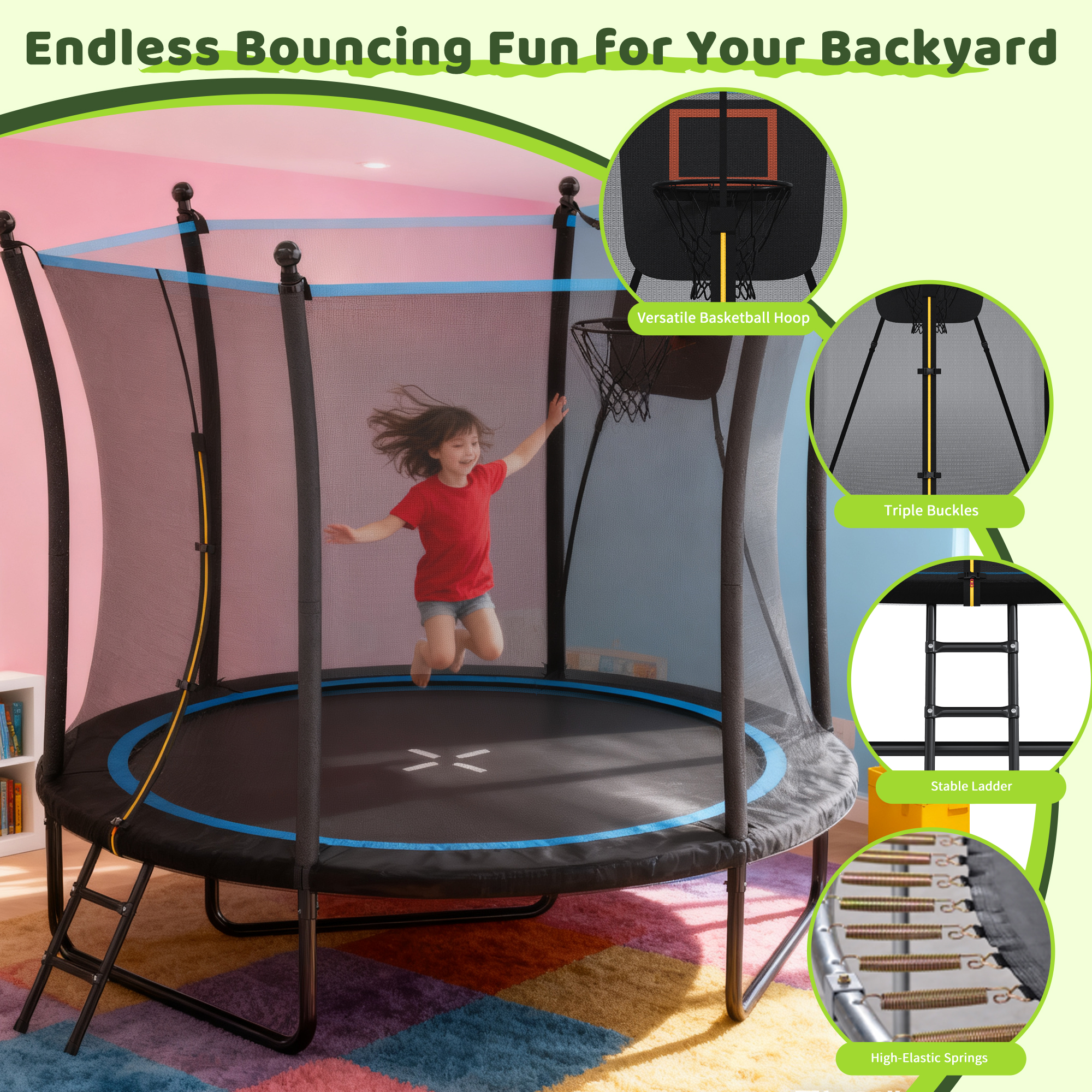 Outdoor Kids Playset with Back – Kids Outdoor Yard Equipment Bewertung und Preis