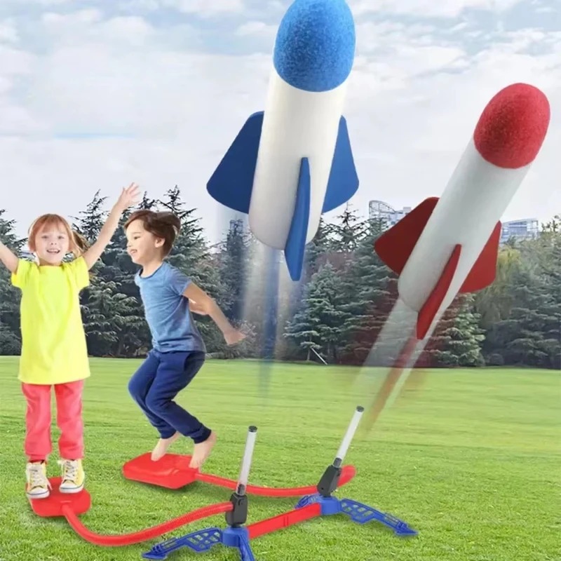 Air Rocket Foot Pump Launcher  – Kids Outdoor Jumping Toys Bewertung und Preis