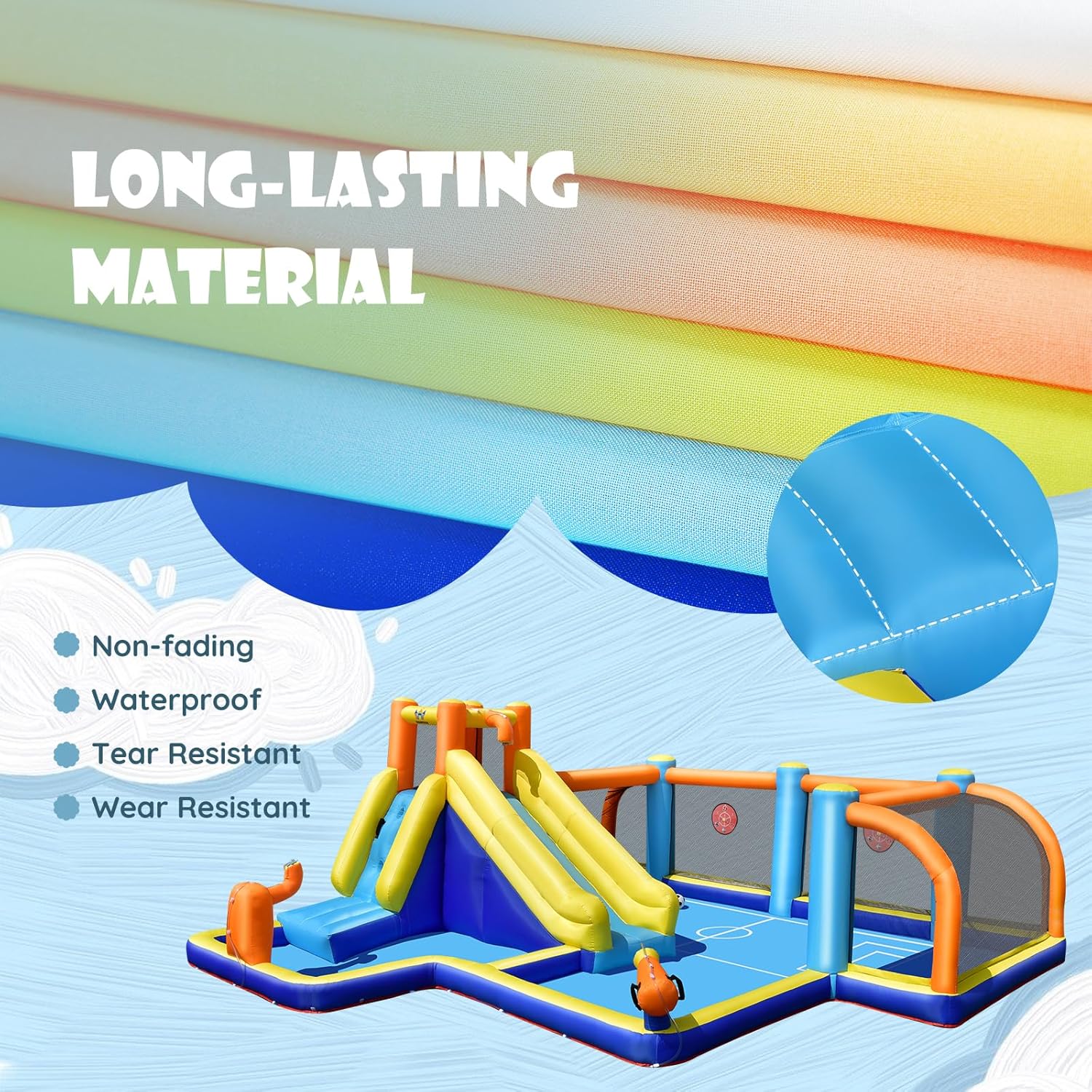 Giant Inflatable Water Slide B – Kids Outdoor Water Slide Bewertung und Preis