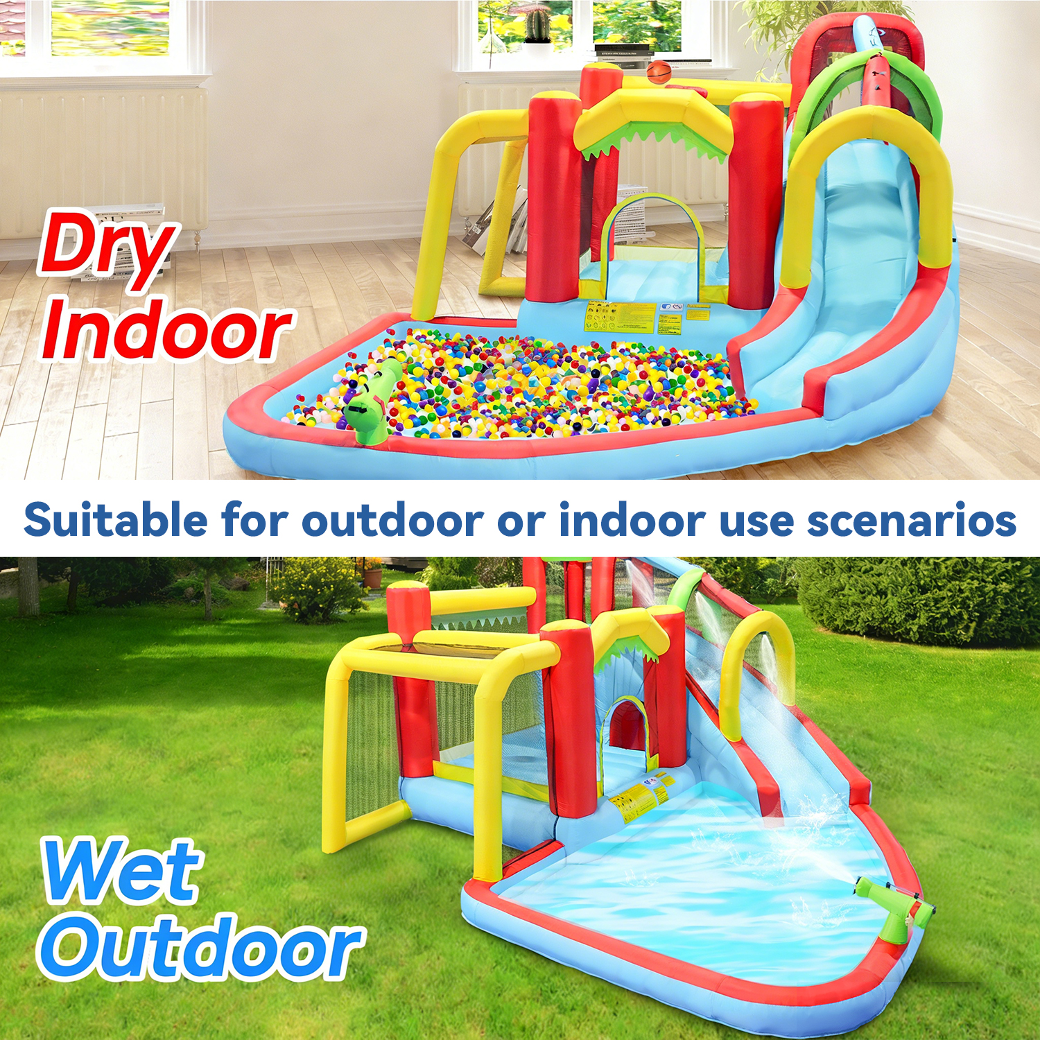 7in1 Inflatable Water Slide Pa – Kids Outdoor Water Slide Bewertung und Preis