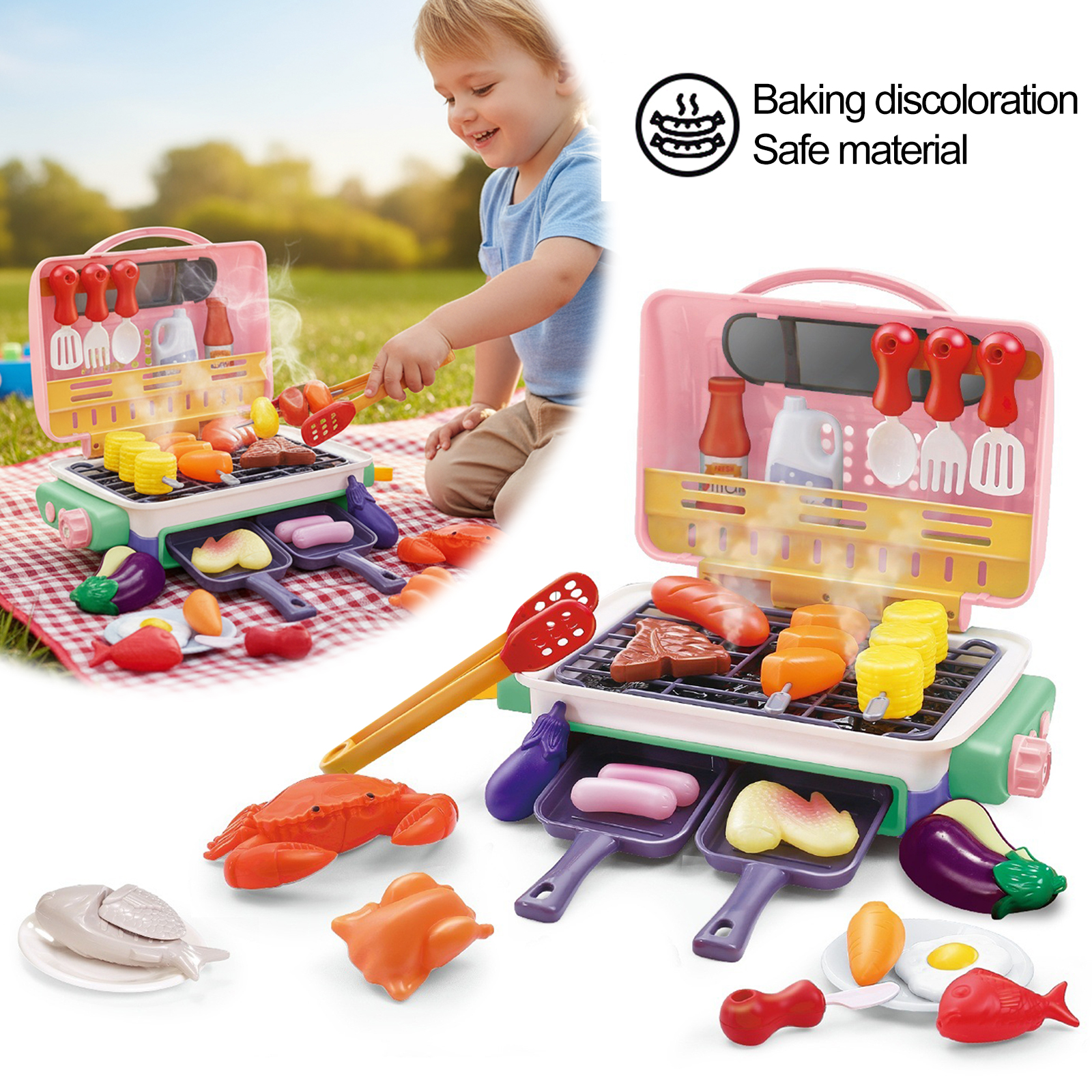 Kids Simulated Barbecue Set wi – Kids Outdoor Grill Set Bewertung und Preis