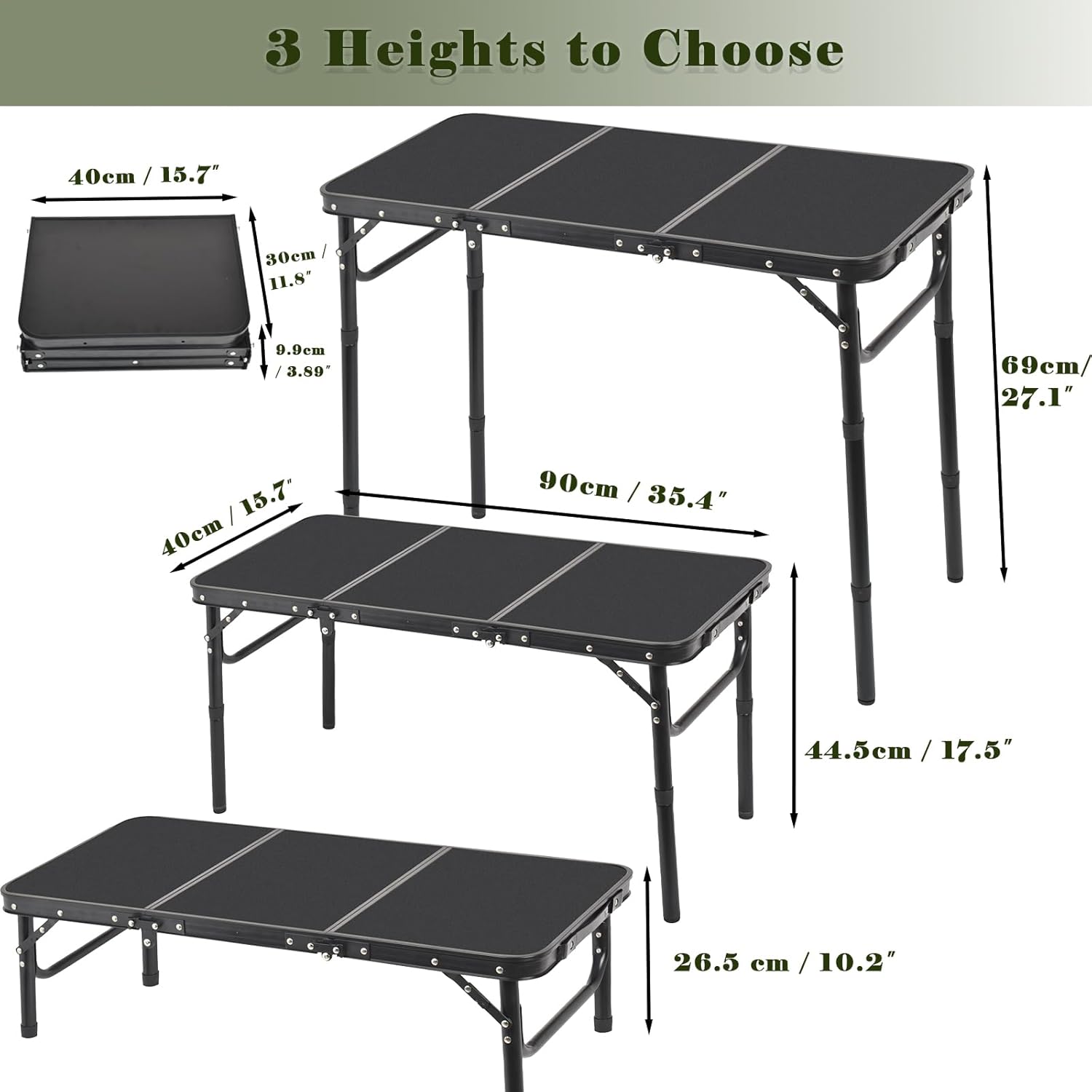 Portable Folding Camping Table – Kids Outdoor Folding Table Bewertung und Preis
