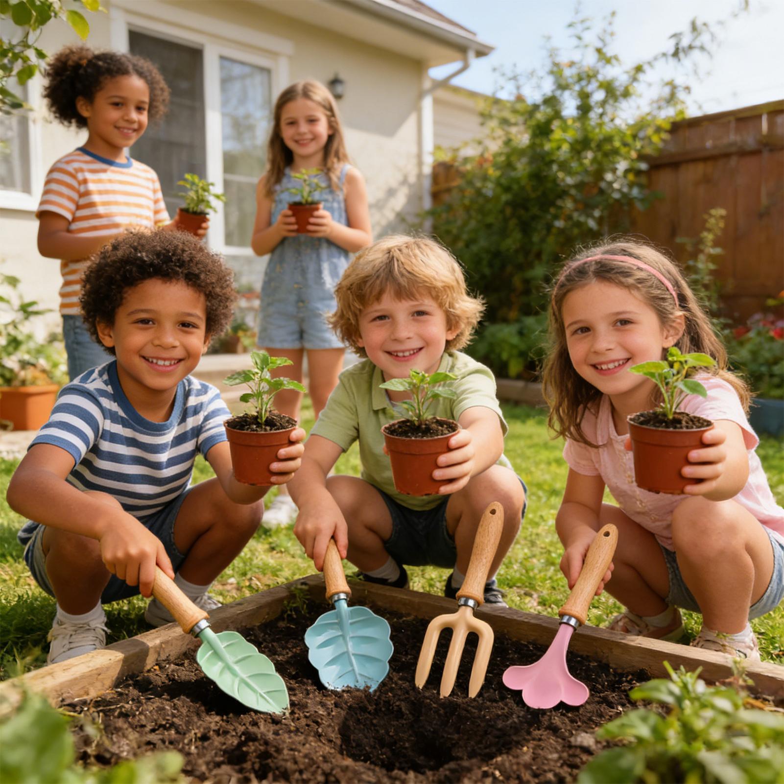 Kids Gardening Set 4 Piece Lea – Kids Outdoor Yard Toys Bewertung und Preis