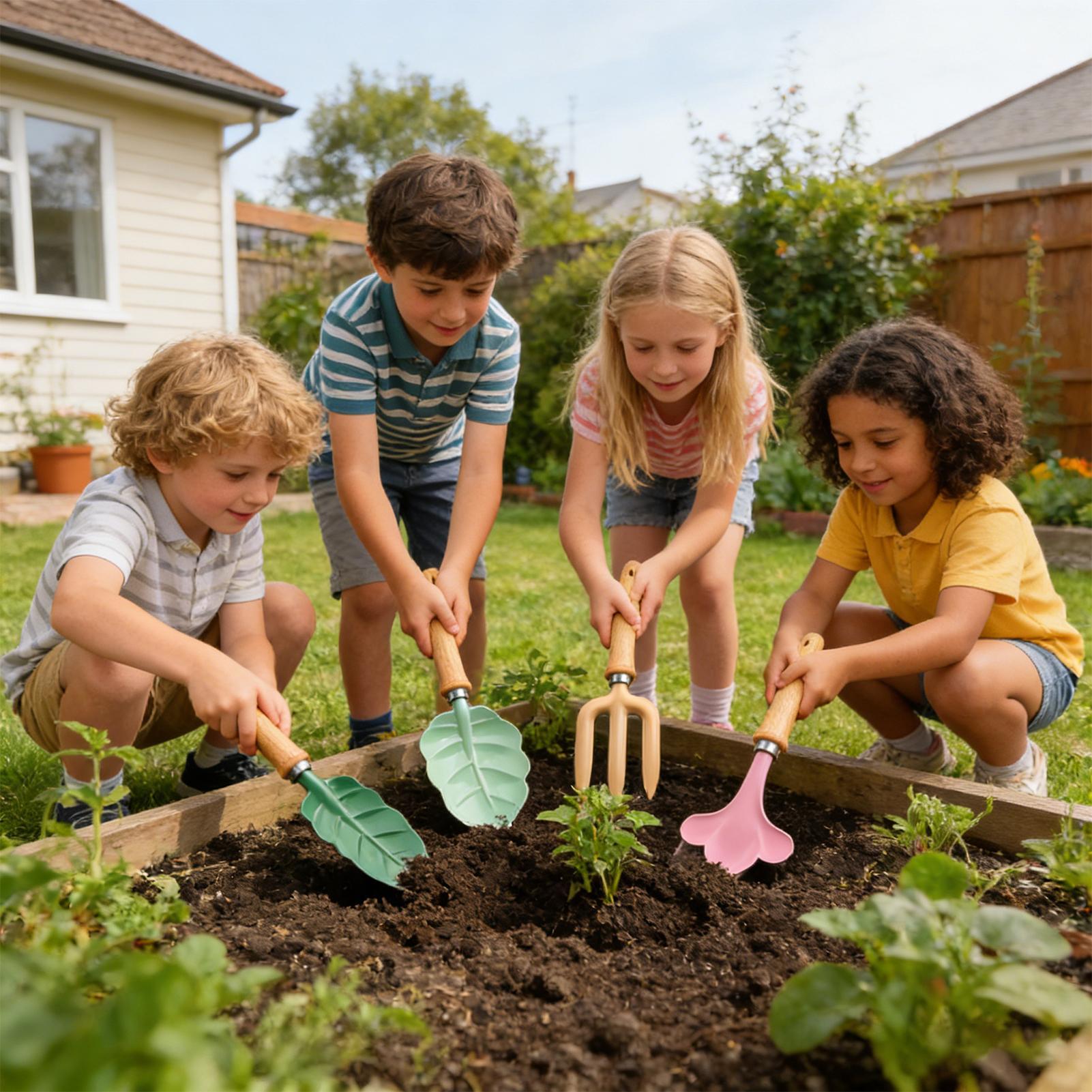 Kids Gardening Set 4 Piece Lea – Kids Outdoor Yard Toys Bewertung und Preis