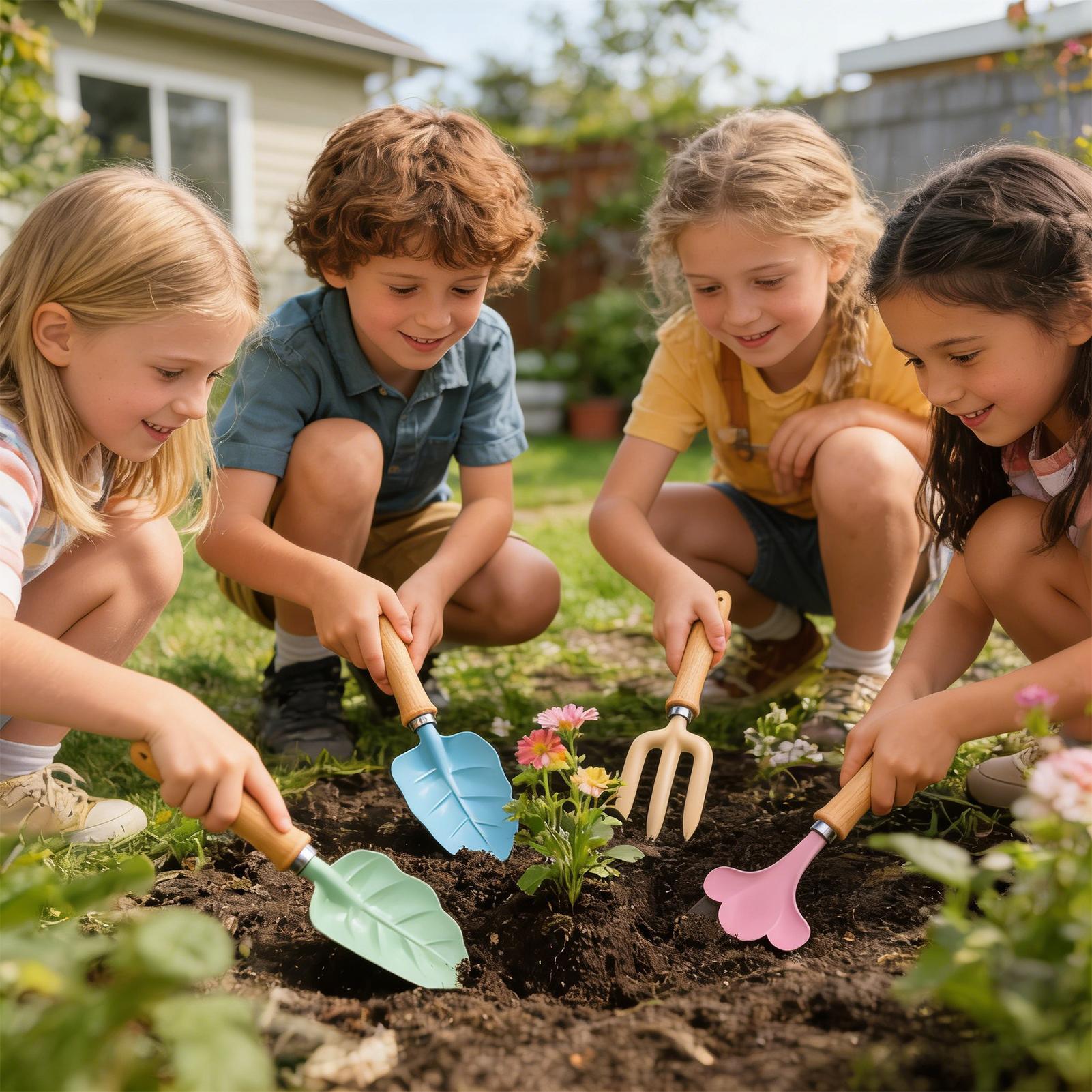 Kids Gardening Set 4 Piece Lea – Kids Outdoor Yard Toys Bewertung und Preis