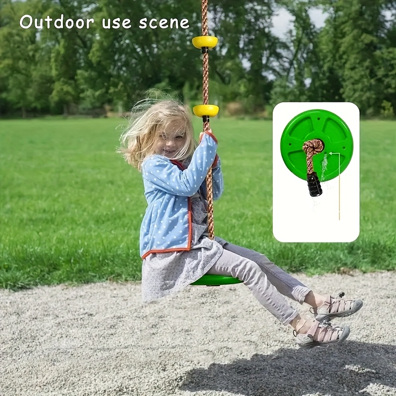 3-in-1 Disc Seat Swing Set 1 P – Kids Outdoor Yard Equipment Bewertung und Preis