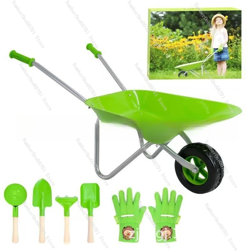 Kids Outdoor Wheelbarrow, Gree – Outdoor Toys For Kids Bewertung und Preis
