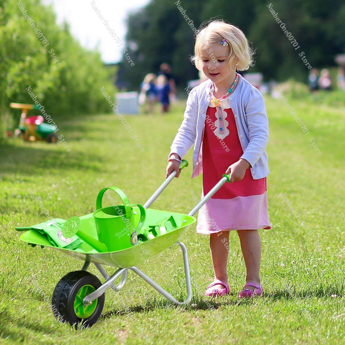 Kids Outdoor Wheelbarrow, Gree – Outdoor Toys For Kids Bewertung und Preis