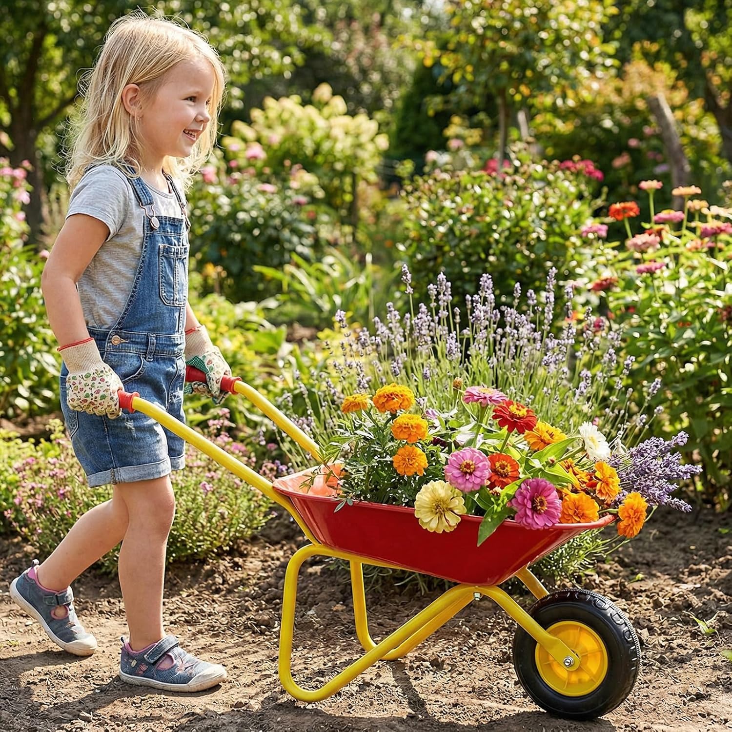 Kids Wheelbarrow, Children’s G – Kids Outdoor Yard Equipment Bewertung und Preis