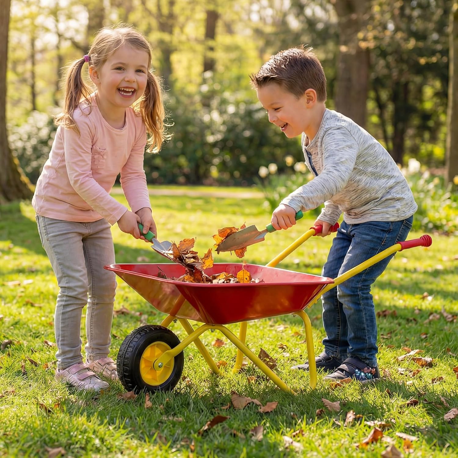 Kids Wheelbarrow, Children’s G – Kids Outdoor Yard Equipment Bewertung und Preis